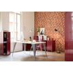 3219090952039-Casier de bureau monobloc métallique avec pieds - 4 portes - H134 x L40 x P40 cm - rouge r-P_79430376_2-1