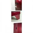 3219090958314-Casier de bureau avec pieds - 74 x 40 x 40 cm - rouge rubis nacré-P_79430380_3-2