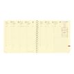 3371010407392-Quo Vadis - Agenda - Spiralé avec répertoire - Exécutif Prestige S - Semainier Planning - Français - Soho - Rose - 14 mois de d