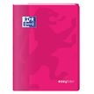 3020120120225-Oxford EasyBook - Cahier polypro 24 x 32 cm - 96 pages - grands carreaux (Seyes) - rose--0
