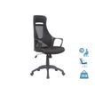 3397703697123-Fauteuil de bureau FREETOWN - accoudoirs fixes - appui-tête intégré - noir-P_79430957_1-0