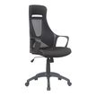 3397703697123-Fauteuil de bureau FREETOWN - accoudoirs fixes - appui-tête intégré - noir-P_79430957_2-1