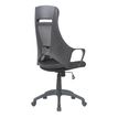 3397703697123-Fauteuil de bureau FREETOWN - accoudoirs fixes - appui-tête intégré - noir-P_79430957_4-3