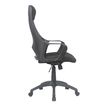 3397703697123-Fauteuil de bureau FREETOWN - accoudoirs fixes - appui-tête intégré - noir-P_79430957_5-4