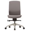 3700339882694-Fauteuil de bureau - CHARLIE - coque blanche et tissu gris - Accoudoirs en option-P_79431017_2-1