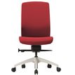 3700339882724-Fauteuil de bureau - CHARLIE - coque blanche et tissu rouge - Accoudoirs en option-P_79431020_2-1