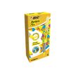 BIC Marking Highlighter Flex - Marcador - amarillo - tinta de colorante de base agua - 1-4.3 mm (paquete de 12)