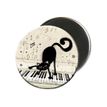 3700572713236-Kiub Bug Art - Magnet rond en verre - Chat sur clavier-P_79431357_1-0