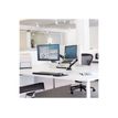 0043859716968-Fellowes Platinum Series Dual Monitor Arm - Kit de montaje - brazo ajustable - para 2 monitores - aluminio - negro - tamaño de pantalla: has-P_79431492_10-17
