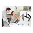 0043859716968-Fellowes Platinum Series Dual Monitor Arm - Kit de montaje - brazo ajustable - para 2 monitores - aluminio - negro - tamaño de pantalla: has-P_79431492_14-10