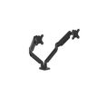 0043859716968-Fellowes Platinum series - Bras porte écran double réglable -  fixation sur bureau - noir-P_79431492_2-1