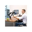 0043859716968-Fellowes Platinum series - Bras porte écran double réglable -  fixation sur bureau - noir-P_79431492_6-5