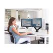 0043859716968-Fellowes Platinum Series Dual Monitor Arm - Kit de montaje - brazo ajustable - para 2 monitores - aluminio - negro - tamaño de pantalla: hasta-P_79431492_7-6