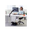 0043859727964-Fellowes Platinum series - Bras porte écran simple réglable - fixation sur bureau - noir-P_79431496_8-6