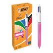 3086123502918-BIC 4 Couleurs Shine - 12 Stylos à bille 4 couleurs - corps rose métallisé-P_79431598_1-0