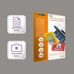 0043859730834-Fellowes - 25 pochettes de plastification A4 (216 x 303 mm) - 80 microns - brillantes dos adhésif--4