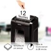 0043859732326-Fellowes Powershred 12C - destructeur de documents coupe croisée -12 feuilles - Corbeille -P_79431751_3-2