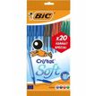 3086123354852-BIC - Stylo bille Cristal Soft - assortiment x20--0