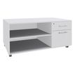 3253310145955-Console mobile EXPRIM/LOFTER/LEVEL - L120 x H63 x P60 cm - 2 tiroirs dont 1 DS - coté blanc - finition -P_79432211_1-0