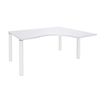 3253310164383-Bureau compact EXPRIM - L180 cm - Retour droite - Plateau Blanc perle - Pieds blanc (Pieds de renfort obligato-P_79432319_1-0
