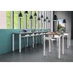 3253310166448-Table Lounge 4 pieds - L120xH105xP80 cm - Pied alu - plateau blanc perle-P_79432838_2-1