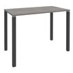 3253310166479-Table Lounge 4 pieds - L120xH105xP80 cm - Pied carbone - plateau imitation chêne gris-P_79432841_1-0