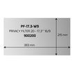 3567049002008-PORT Professional - filtre de confidentialité pour écran 17"-P_79432923_1-0