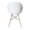 3660141230161-Chaise KIWOOD - avec accoudoirs - Pied bois hêtre - blanc - pack de 2-P_79433402_3-2