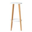 3660141230321-2 Tabourets hauts WOODY - pied hêtre - assise blanche-P_79433406_2-1