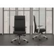 3700339877812-Fauteuil de bureau WILSON - accoudoirs fixes - appui-tête intégré - cuir noir-P_79433444_10-9