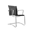 3700339883127-Chaise de bureau design MARCO - Noir - Revêtement résille - Accoudoirs en aluminium chrom-P_79433453_1-0