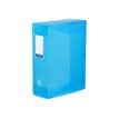 Viquel Propyglass - Boîte de classement plastique - dos 100 mm - bleu