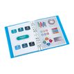 3135250956870-Viquel Propyglass - Classeur à anneaux personnalisable - Dos 25 mm - A4 - bleu--2