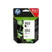 0199764687203-HP 303 - Pack de 2 - noir et 3 couleurs - cartouche d'encre originale (3YM92AE)-P_79436687_41-31