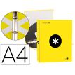 8423473880856-Antartik - Classeur à anneaux - Dos 25 mm - A4 - jaune fluorescent-P_79436775_1-0