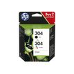 0192545191432-HP 304 - Pack de 2 - noir et 3 couleurs - cartouche d'encre originale (3JB05AE)-P_79437192_48-6