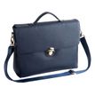 Oberthur Lady Bradford - Cartable rigide 2 compartiments - marine - 29 x 11,5 x 36 cm