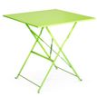 3700339880904-Table pliante de terrasse - L60 x H71 x P60 cm - Vert anis-P_79437861_1-0