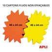 3270240159104-Apli Agipa - 10 éclatés fluo non effaçables - jaune/orange - 48 x 64 cm--1