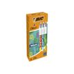 3086123542532-BIC 4 Couleurs Velours - 12 Stylos à bille 4 couleurs - corps assortis motif jungle-P_79438268_12-11