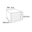 9002493424531-Exacompta Ecobox - Module de classement 4 tiroirs - gris/ arlequin transparent--2