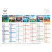 3371010349913-Quo Vadis - Calendrier Fantaisie - 13 mois - 55 X 40,5 cm - Terre--1