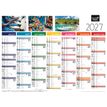 3371010401673-Quo Vadis - Calendrier mural - Français - Tradition - Tradition - 13 mois de janvier à janvier - 55x40,5 cm - Papier Clairefontaine blanc - Fabri--1
