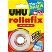 UHU Rollafix - Ruban adhésif avec dévidoir - transparent - 19 mm x 30 m (25m + 5m offert)