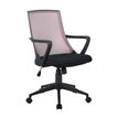 3700339883455-Fauteuil de bureau ALEX - accoudoirs fixes - Noir et rose-P_79438589_3-2