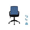 3700339883462-Fauteuil de bureau ALEX - accoudoirs fixes - Noir et bleu-P_79438590_1-0