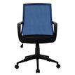 3700339883462-Fauteuil de bureau ALEX - accoudoirs fixes - Noir et bleu-P_79438590_2-1