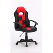 3701338800641-Fauteuil gamer FORMULE 1 - accoudoirs fixes - noir et rouge-P_79438603_2-1