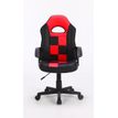 3701338800641-Fauteuil gamer FORMULE 1 - accoudoirs fixes - noir et rouge-P_79438603_3-2