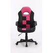 3701338800672-Fauteuil gamer FORMULE 1 - accoudoirs fixes - noir et rose-P_79438606_3-2